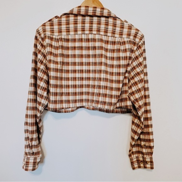 Matching Dog Bandana + Crop Top Button Down Set - Picture 2 of 6